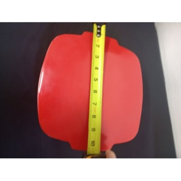 Vintage Pyrex Square Red Hostess Covered Casserole Dish With Lid - Picture 10 of 11